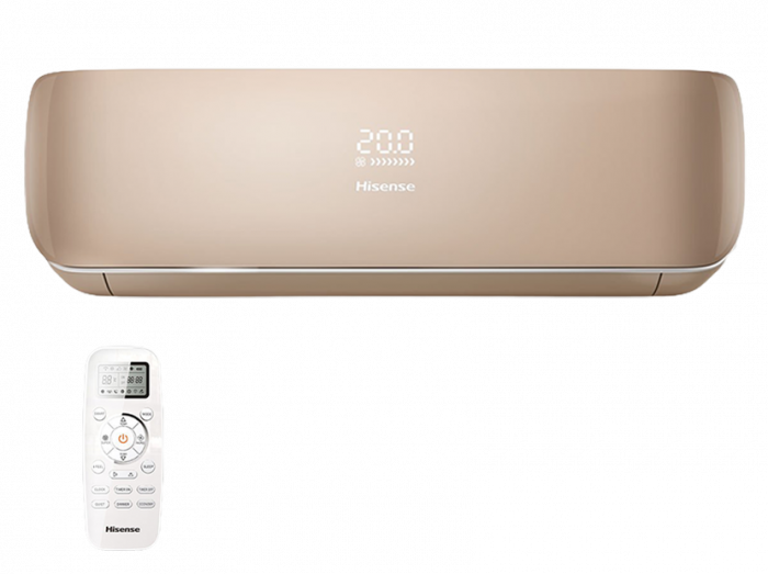 Блок внутренний Hisense Premium Champagne Super DC Invertor AMS-12UR4SVETG67(C) инверторной мульти сплит-системы Free Match DC Invertor, настенного типа